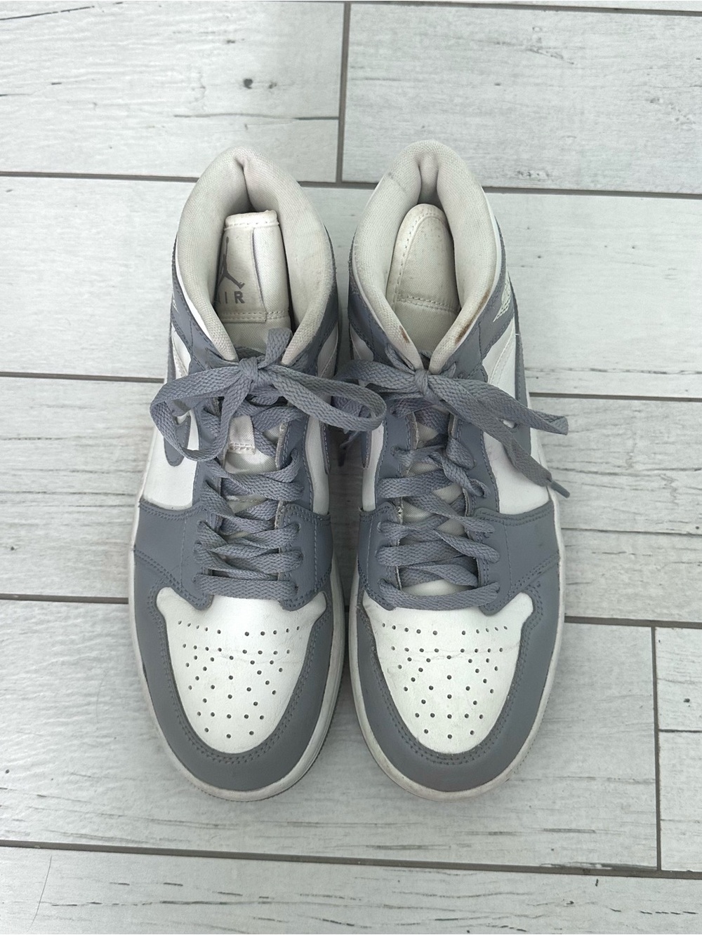 Nike Air Jordan 1 Mid Stealth Sneakers Size 8.5 - Picture 3 of 7